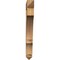 Ekena Millwork Balboa Arts & Crafts Rough Sawn Bracket, Western Red Cedar, 4"W x 32"D x 36"H BKT04X32X36BOA03RWR - alternate 4